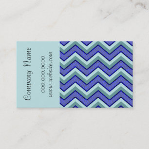 Trendig Chevron Zig Zag Mönster Affärskort Visitkort