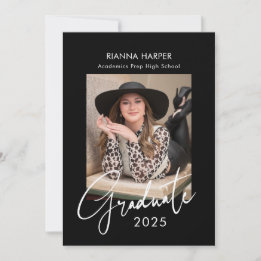 Trendig Chic 2 Foton Studenten Open House Meddelande