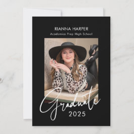 Trendig Chic 2 Foton Studenten Open House Meddelande