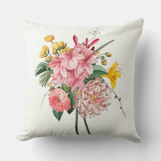 trendig chic elegant Blommig Kastkudde Kudde (Framsida)
