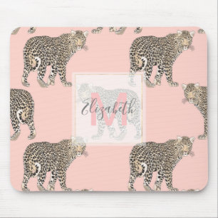 Trendig Chic Leopard Animal Mönster Musmatta