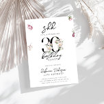Trendig Chic Rosa Blommigt Surprise 30års födelsed Inbjudningar<br><div class="desc">Trendig Chic Rosa Blommigt  Övergripande inbjudan till 30års födelsedag</div>