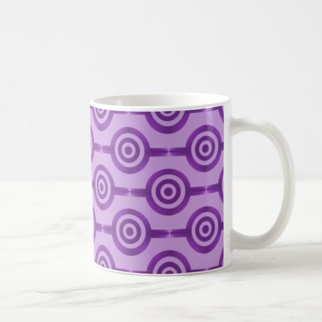 Trendig Circles Mugg, Loving Lavender Kaffemugg (Höger)