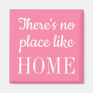 Trendig citerar rosa minimalistisk modern magnet