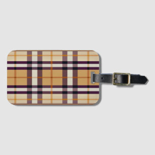 Trendig Classic Pput Lila and Beige Bagagebricka