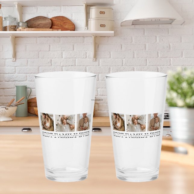 Trendig Collage Photo & Best Family - någonsin bäs Glaskopp (Skapare uppladdad)