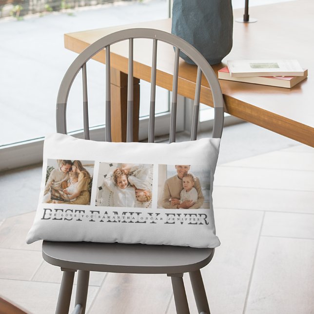 Trendig Collage Photo & Best Family - någonsin bäs Lumbarkudde (Skapare uppladdad)