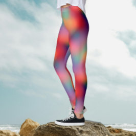 Trendig Colorful Aurora Borealis norra Ljus Leggings