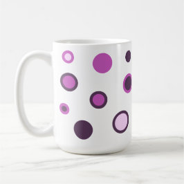 Trendig Colorful Polka Dot Coffee Kopp