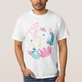 Trendig Colorful Wildblommor Gift T Shirt