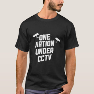 Trendig Conspiracy One Nation under Cctv Spy Camer T Shirt