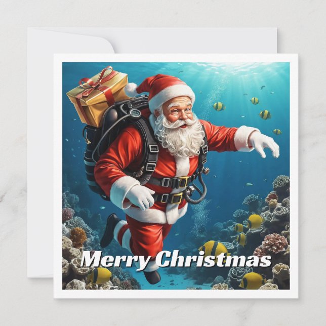 Trendig Contemporary God jul icke-foto Julkort (Framsida)
