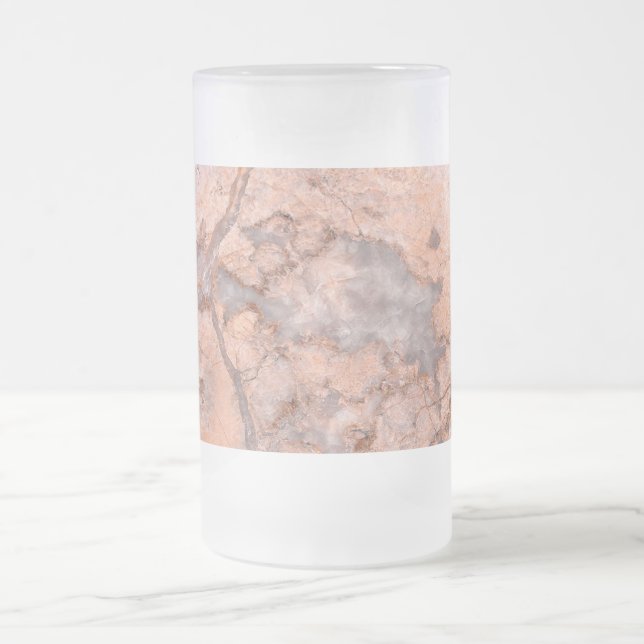 Trendig Cool Marmor Stentextur Frostat Ölglas (Center)