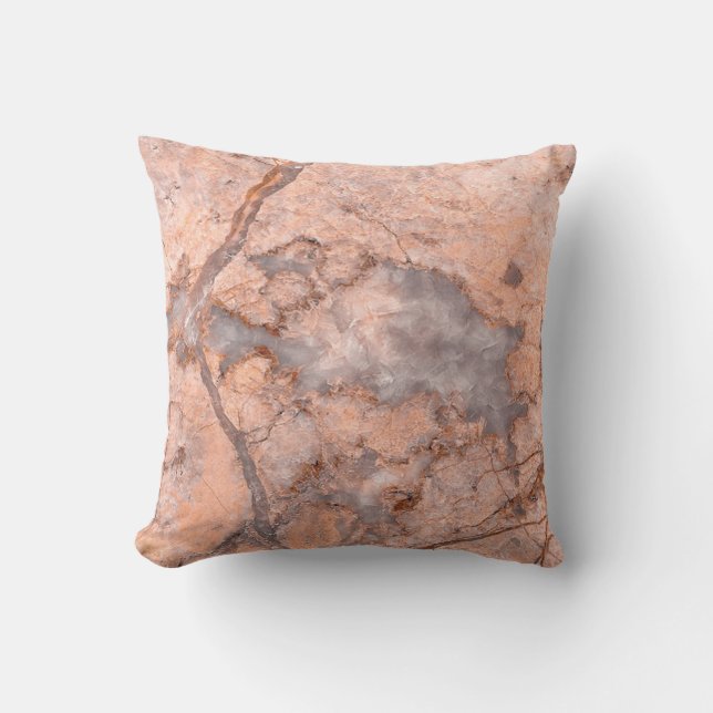 Trendig Cool Marmor Stentextur Kudde (Framsida)