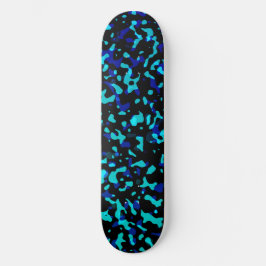 Trendig Coola Blue Seagreen Camouflage Mönster Mini Skateboard Bräda 18,5 Cm