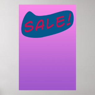 Trendig Coola Zine Stil Sale Poster