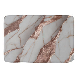 Trendig Copper Glitter Marble Badrumsmatta