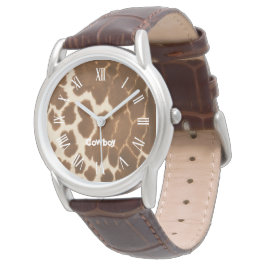Trendig Cow Faux Leather Elegant Collection Armbandsur