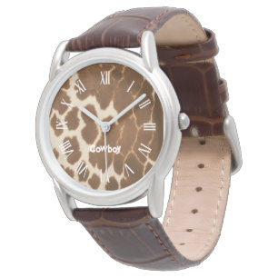 Trendig Cow Faux Leather Elegant Collection Armbandsur