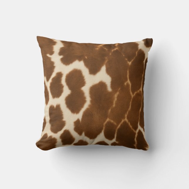 Trendig Cow Faux Leather Elegant Collection Kudde (Framsida)
