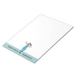 Trendig Curls Beauty Mode Woman Stylist Anteckningsblock