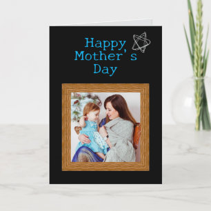 Trendig Cute Mors dag Card-Anpassningsbar - fotoer Kort