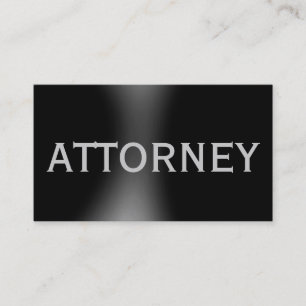 Trendig Cute Plain Attorney på Law Affärskort Visitkort