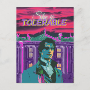 Trendig Cyberpunk Hon är tolerabel, mr Darcy Vykort