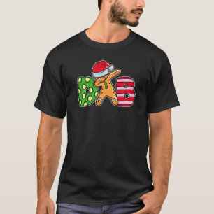 Trendig Dabbing Gingerbröd Dancing Merry Chris T Shirt