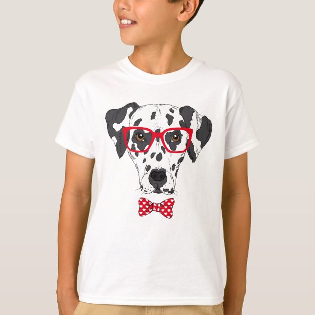 Trendig Dalmatian T Shirt (Framsida)