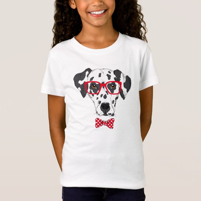 Trendig Dalmatian T Shirt (Framsida)