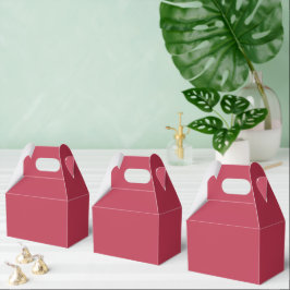 Trendig Deep Raspberry Red - Favor Boxes Presentaskar
