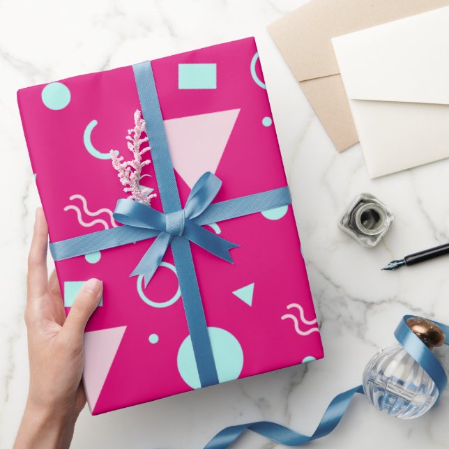 Trendig dekorativ monogram kärlek sagningsfest presentpapper (Gifting)