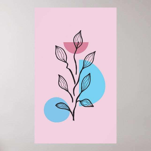 Trendig design poster (Framsidan)