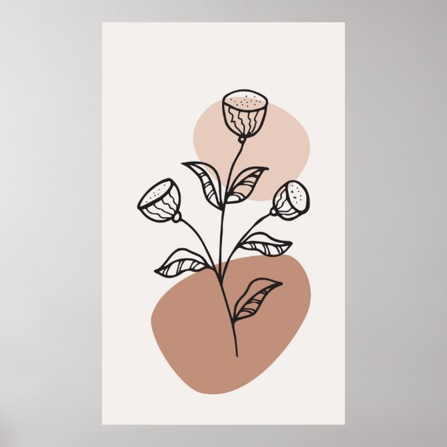 Trendig design poster (Framsidan)