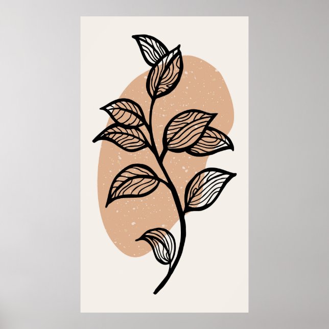 Trendig design poster (Framsidan)