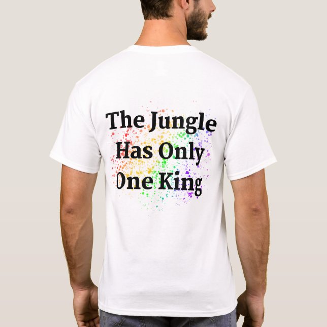 trendig design t shirt (Baksida)