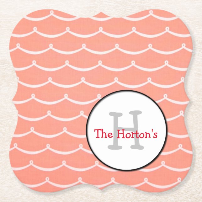 Trendig. Designer Underlägg Papper (Framsida)