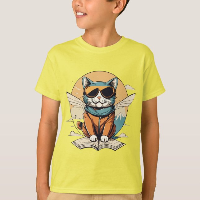 Trendig Digital Illustration T-Shirt (Framsida)
