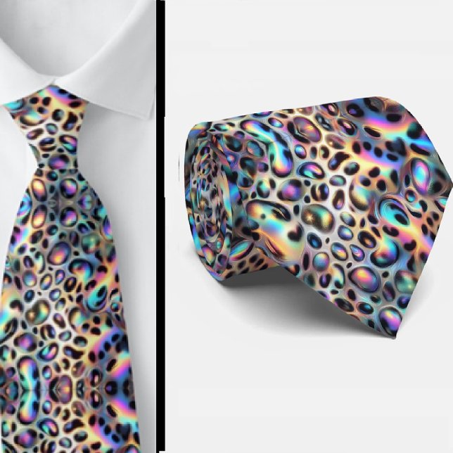 Trendig & Djärv | Opal Leopardtryckt halsduk Slips (Skapare uppladdad)