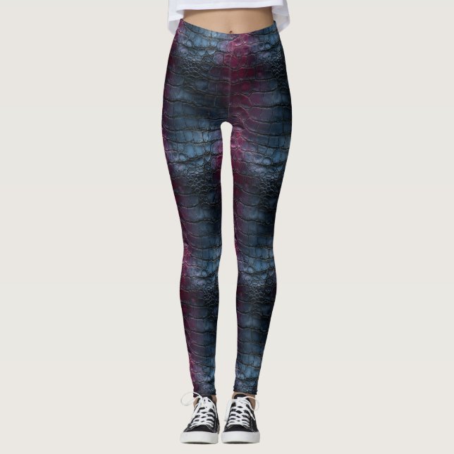Trendig djurtryck mors dag  Plus Size Leggings (Framsida)