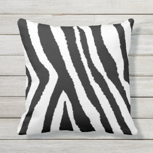 Trendig Djurutskrift Zebra Seamless Mönster Kudde