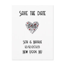 trendig doodle kärlek, svart, vit konst deka