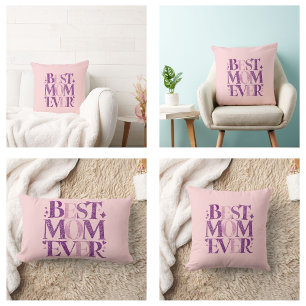 Trendig Elegant Bästa Mamma Någonsin Lumbarkudde