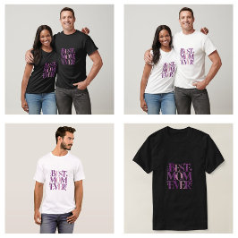 Trendig Elegant Bästa Mamma Någonsin T Shirt