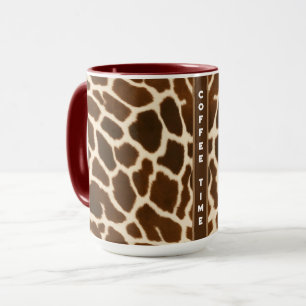 Trendig Elegant Cow Faux Leather Collection Mugg
