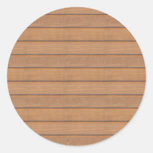 Trendig Elegant Design Natur Tom Trä Mall Runt Klistermärke
