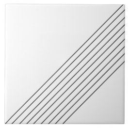 Trendig Elegant Diagonala Linjer På Vit Kakelplatta