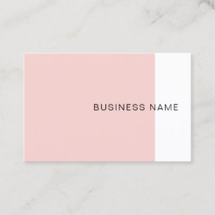 Trendig Elegant för Rosa Modern minimalistisk utf Visitkort