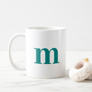 Trendig Elegant - första mallskalan för monogram Kaffemugg